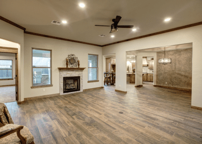 Living Room oaks development home