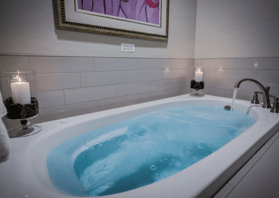 Bathtub in Master Bath oaks development home