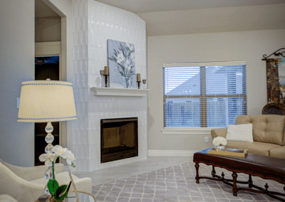 Fireplace oaks development home