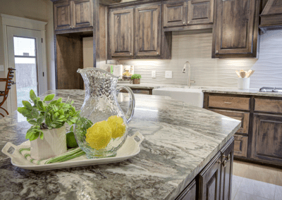 Kitchen from 6314 Red Oak oaks development home