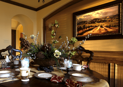 Dining Room oaks development home