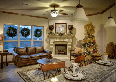 Living Room oaks development home