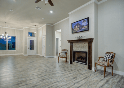 Living Room oaks development home