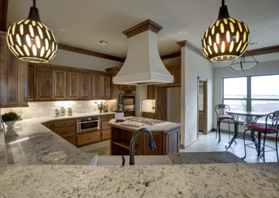 Kitchen Bar oaks development home