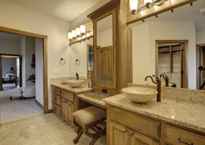 Master Bath Vanity oaks development home