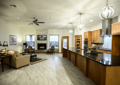 Interior oaks development home